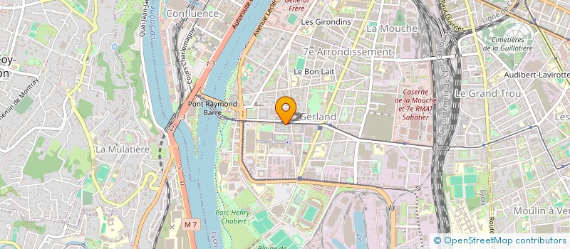 localisation de l'entreprise FM TRANSPORT  LYON