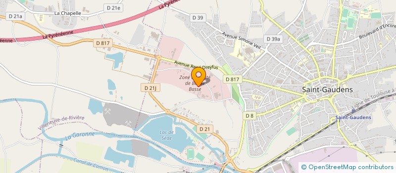 localisation de l'entreprise FM TRAVAUX FORESTIERS à SAINT-GAUDENS
