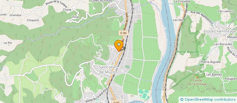 localisation de l'entreprise FM TRUCKS 07  SAINT-JEAN-DE-MUZOLS