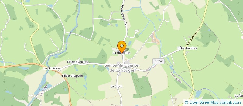 localisation de l'entreprise FM2A à STE MARGUERITE DE CARROUGES