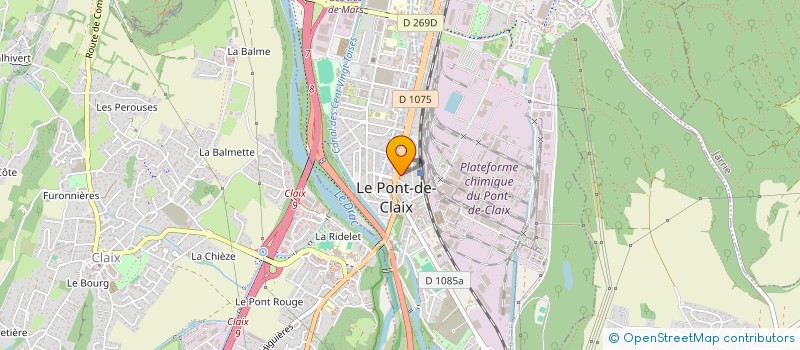 localisation de l'entreprise FM2B  LE PONT-DE-CLAIX