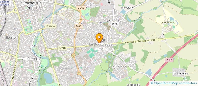 localisation de l'entreprise FM2C à LA ROCHE-SUR-YON