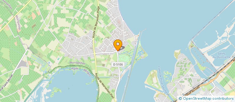 localisation de l'entreprise FM2C à MARSEILLAN