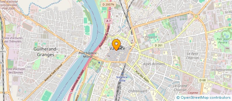 localisation de l'entreprise FM2D à VALENCE