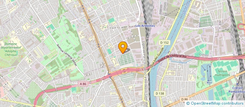 localisation de l'entreprise FM2G à VITRY-SUR-SEINE