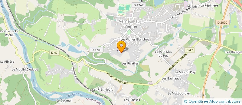 localisation de l'entreprise FM2L  VERNEUIL-SUR-VIENNE