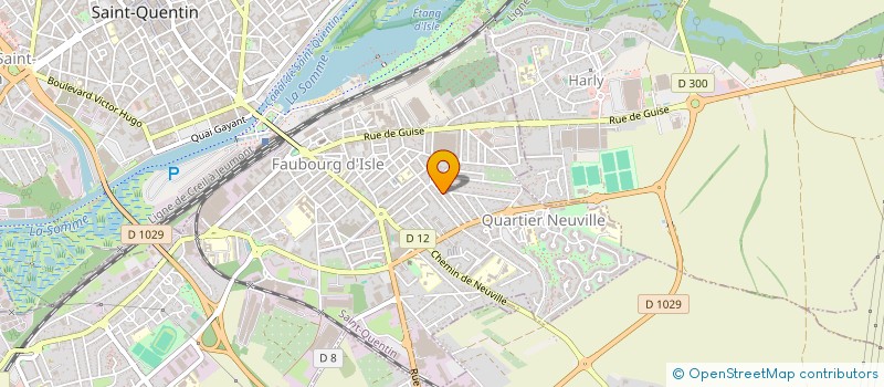localisation de l'entreprise FM2S INVEST à SAINT-QUENTIN