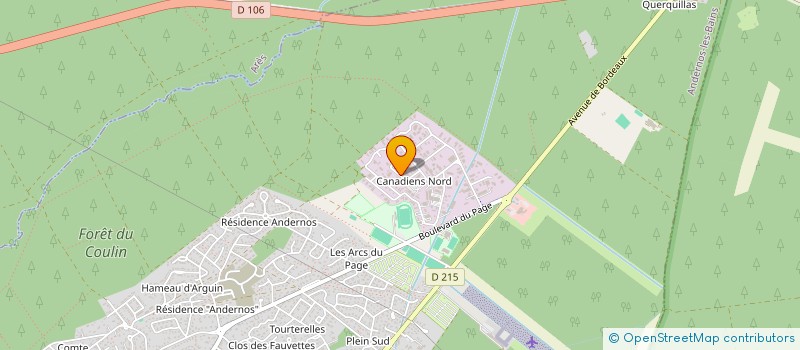 localisation de l'entreprise FM33S à ANDERNOS-LES-BAINS