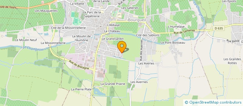 localisation de l'entreprise FM37 CONSTRUCTION  BOURGUEIL