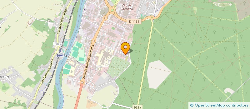 localisation de l'entreprise FMA  COMPIEGNE