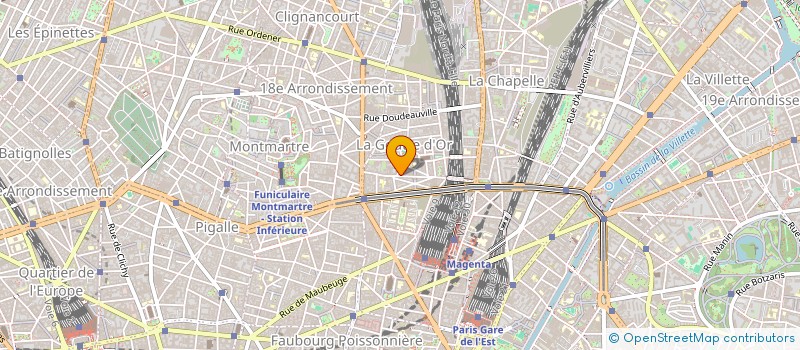 localisation de l'entreprise FMA  PARIS