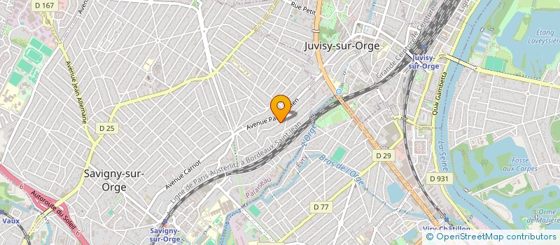 localisation de l'entreprise FMA  SAVIGNY-SUR-ORGE