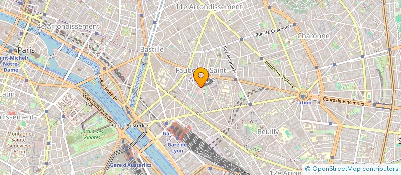 localisation de l'entreprise FMA  PARIS