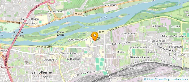 localisation de l'entreprise FMA  SAINT-AVERTIN