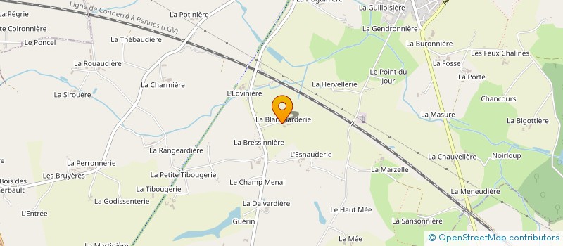 localisation de l'entreprise FMA  ARGENTRE-DU-PLESSIS