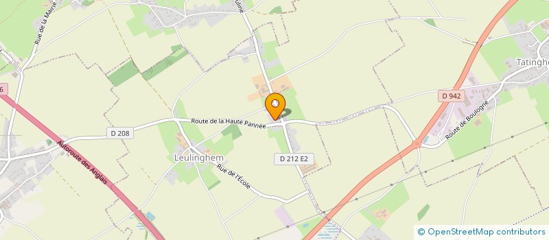 localisation de l'entreprise FMA  LEULINGHEM