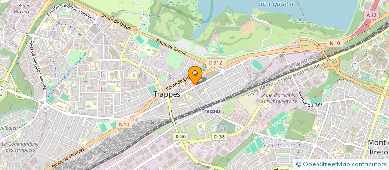 localisation de l'entreprise FMA DIGITAL PROGRESS  TRAPPES