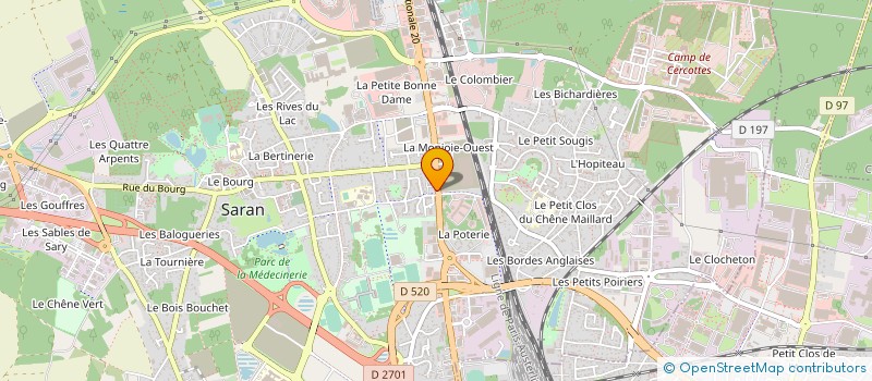 localisation de l'entreprise FMA GLOBAL SERVICES SAS à SARAN
