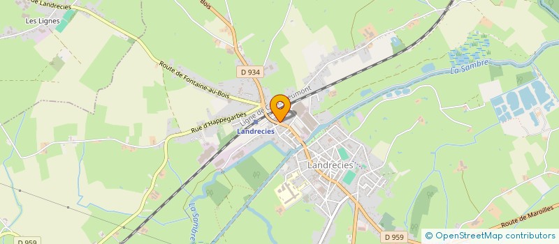 localisation de l'entreprise FMA IMMO  LANDRECIES