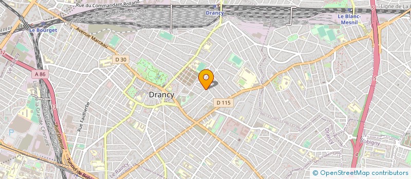 localisation de l'entreprise FMA RENOVATION à DRANCY