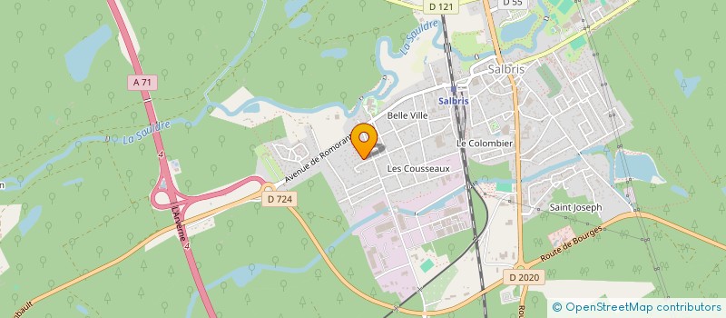 localisation de l'entreprise FMAF  SALBRIS