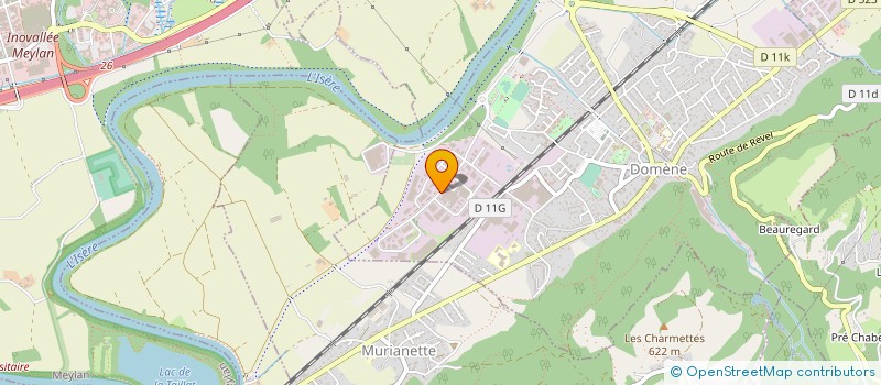 localisation de l'entreprise FMAP à DOMENE