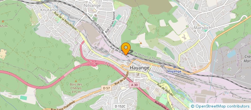 localisation de l'entreprise FMB  HAYANGE