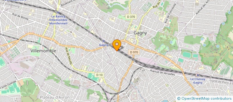 localisation de l'entreprise FMB à GAGNY