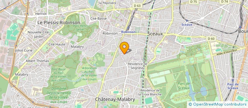 localisation de l'entreprise FMB BEAUTY PRO  SCEAUX