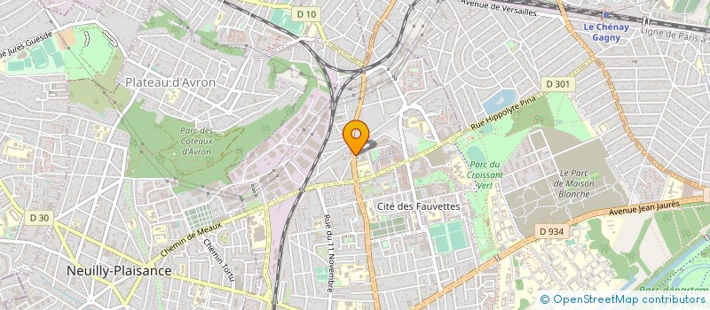 localisation de l'entreprise FMB CONSEIL à NEUILLY-SUR-MARNE