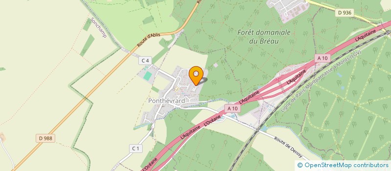 localisation de l'entreprise FMB FERMETURES ET MENUISERIES DU BATIMENT  PONTHEVRARD