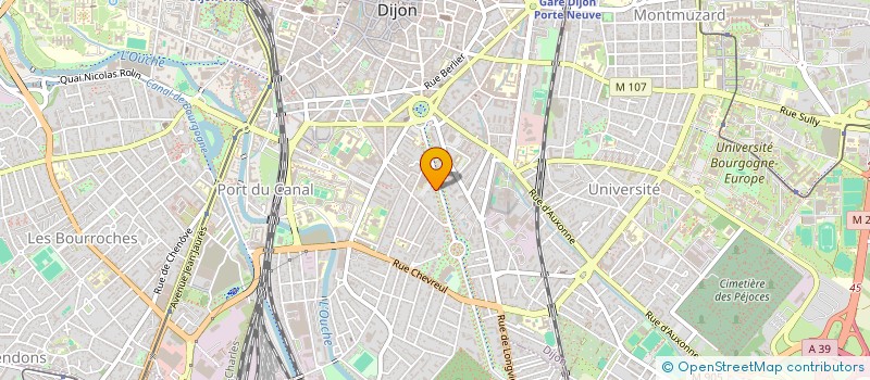 localisation de l'entreprise FMB IMMOBILIER à DIJON