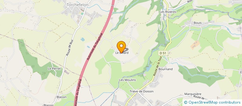 localisation de l'entreprise FMB PARTICIPATIONS  TORCHEFELON