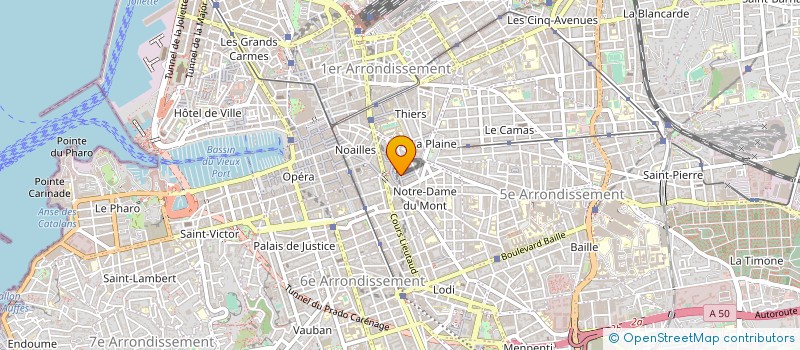 localisation de l'entreprise FMB RESTAURATION à MARSEILLE