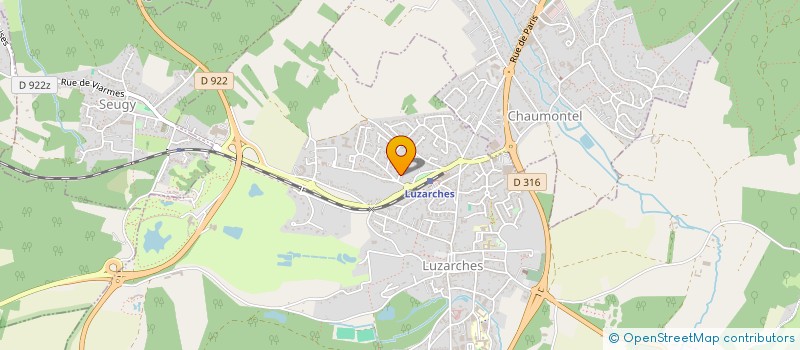 localisation de l'entreprise FMB TRAVAUX à LUZARCHES