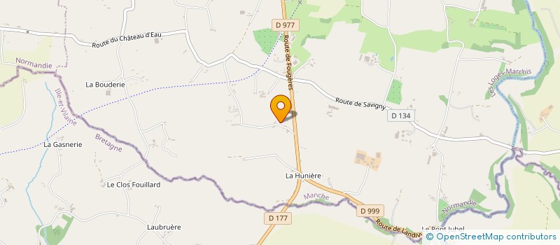 localisation de l'entreprise FMBG  LE MESNILLARD