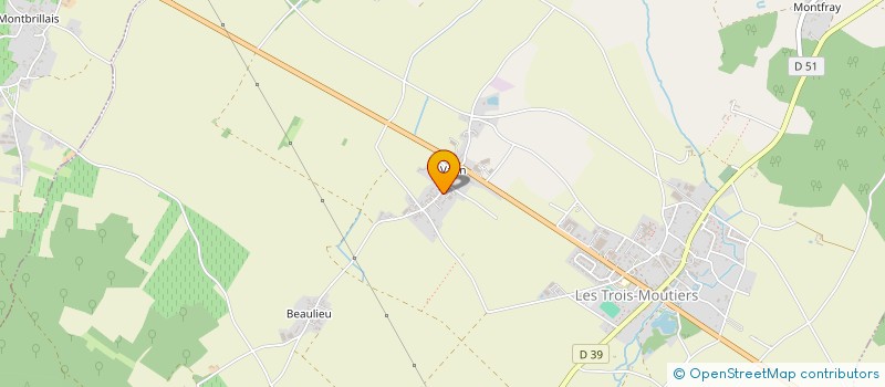 localisation de l'entreprise FMBLANCHIN à LES TROIS-MOUTIERS
