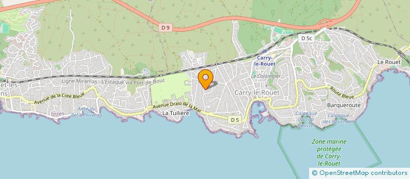 localisation de l'entreprise FMC  CARRY-LE-ROUET