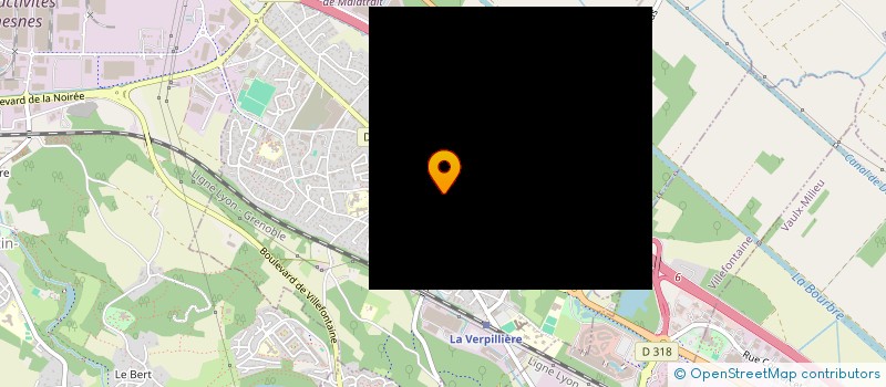 localisation de l'entreprise FMC à LA VERPILLIERE