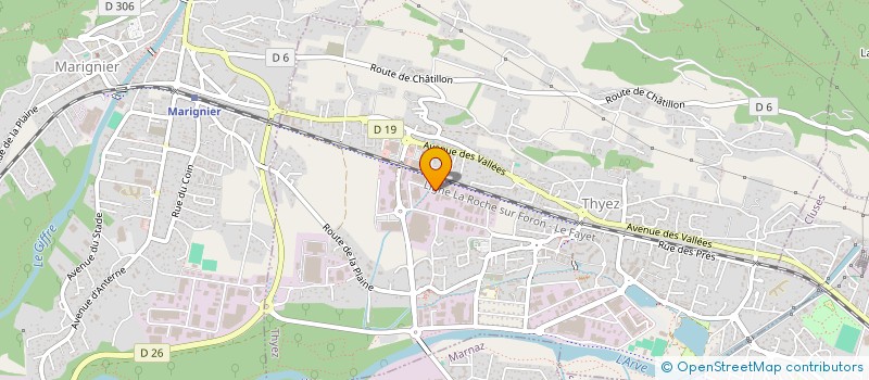 localisation de l'entreprise FMC  THYEZ