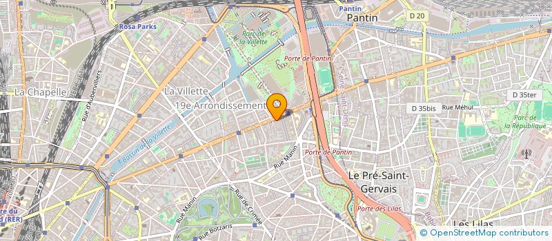 localisation de l'entreprise FMC  PARIS