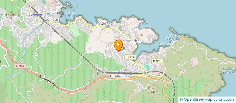 localisation de l'entreprise FMC  PORT-VENDRES