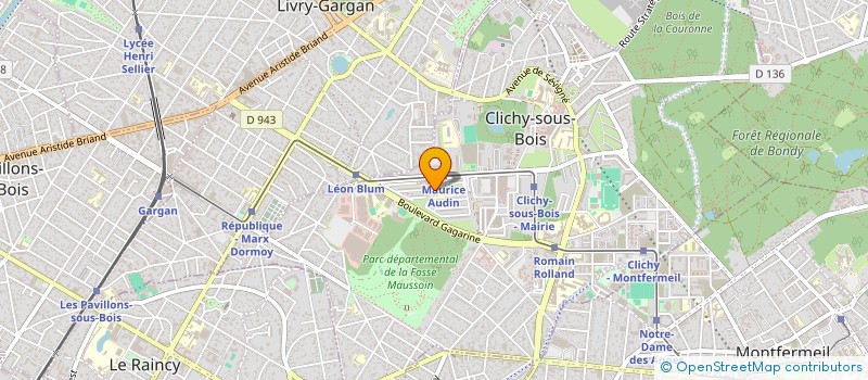 localisation de l'entreprise FMC à CLICHY-SOUS-BOIS