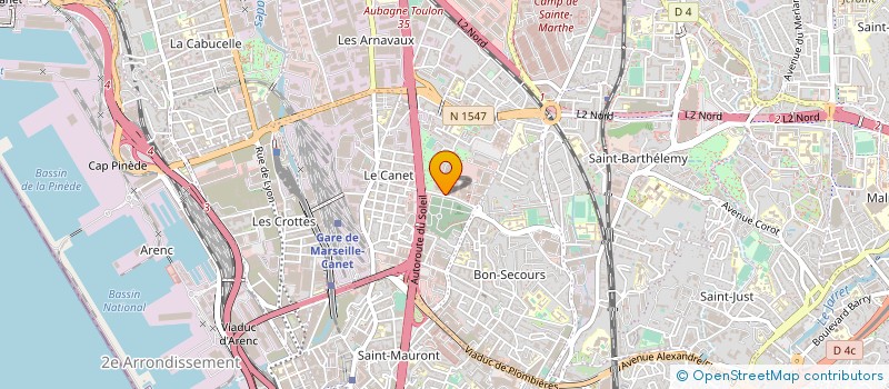 localisation de l'entreprise FMC  MARSEILLE