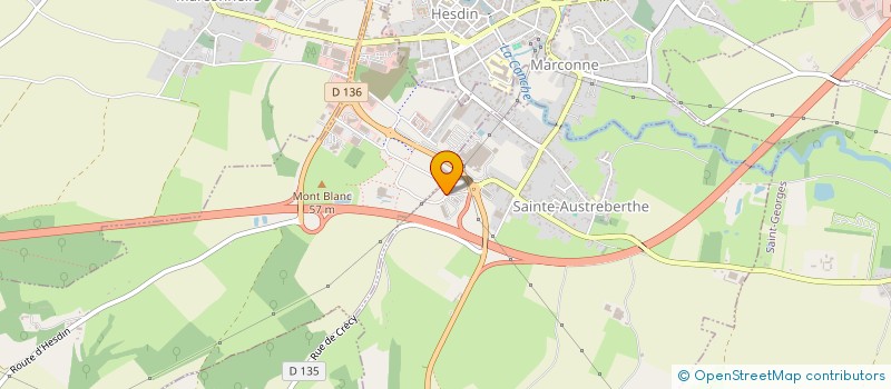 localisation de l'entreprise FMC DISTRIBUTION  HESDIN-LA-FORET