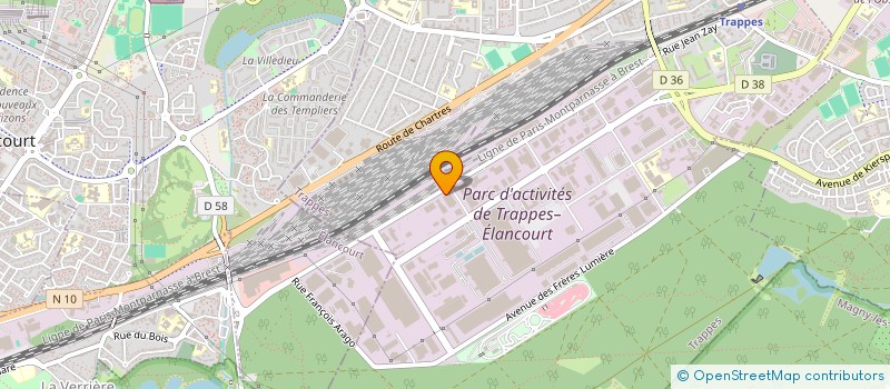 localisation de l'entreprise FMC HOLDING à TRAPPES