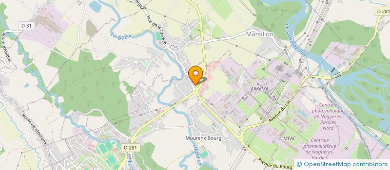 localisation de l'entreprise FMC INVEST  MOURENX