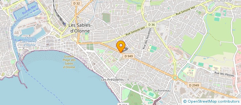 localisation de l'entreprise FMC LITTORAL VENDEE à LES SABLES D'OLONNE