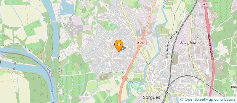 localisation de l'entreprise FMC PROJETS ING  SORGUES