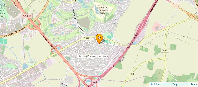 localisation de l'entreprise FMC SALON HOLDING  BAILLY-ROMAINVILLIERS